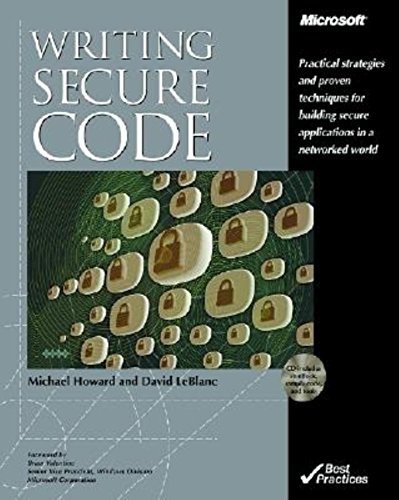 Beispielbild fr Writing Secure Code zum Verkauf von Better World Books