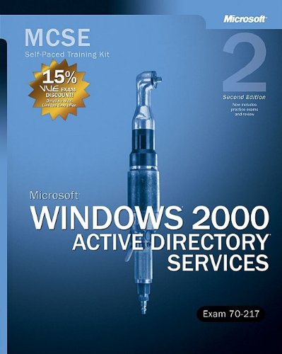 Beispielbild fr MCSE Self-Paced Training Kit (Exam 70-217) : Microsoft Windows 2000 Active Directory Services zum Verkauf von Better World Books