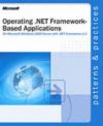 Imagen de archivo de Operating .NET Framework-Based Applications a la venta por Better World Books