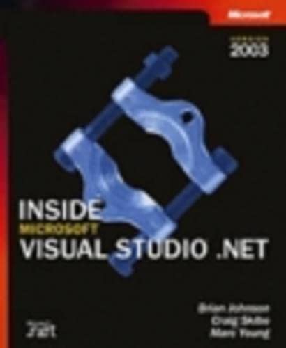 Stock image for Inside Microsoft Visual Studio .Net (Microsoft .Net Development) for sale by Wonder Book