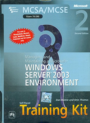 Beispielbild fr MCSE Self-Paced Training Kit (Exams 70-290, 70-291, 70-293, 70-294): Microsoft Windows Server(TM) 2003 Core Requirements (Pro-Certification) zum Verkauf von Ergodebooks