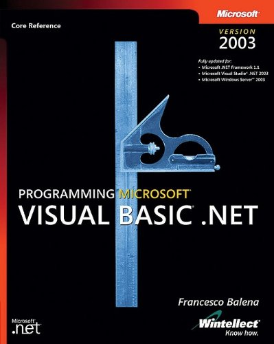 Imagen de archivo de Programming Microsoft Visual Basic .NET Version 2003 a la venta por Better World Books