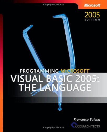 9780735621831: Programming Microsoft Visual Basic 2005: The Language