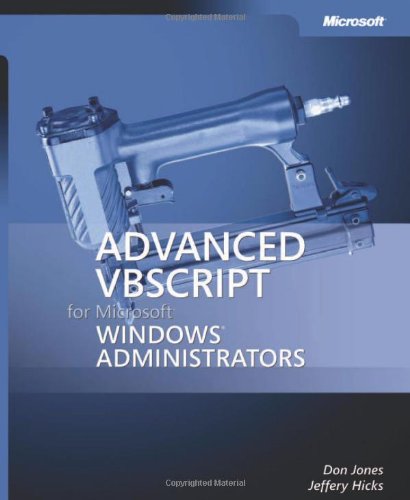 9780735622449: Advanced VBScript for Microsoft Windows Administrators