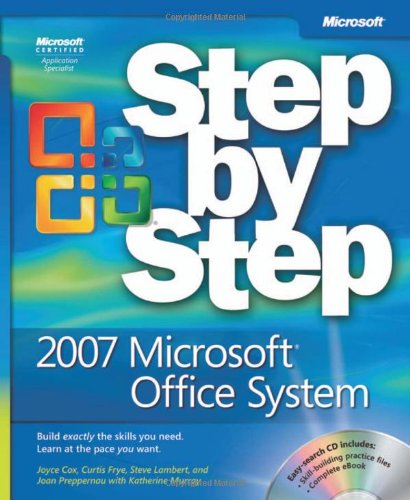 Beispielbild fr 2007 Microsoft� Office System Step by Step zum Verkauf von Wonder Book