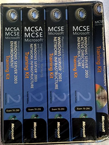 Stock image for MCSE Self-Paced Training Kit (Exams 70-290, 70-291, 70-293, 70-294): Microsoft-? Windows Server-? 2003 Core Requirements: Microsoft Windows Server 2003 Core Requirements (Microsoft Press Training Kit) for sale by SecondSale