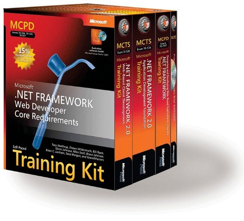 Imagen de archivo de MCPD Self-Paced Training Kit (Exams 70-536, 70-528, 70-547): Microsof a la venta por Hawking Books