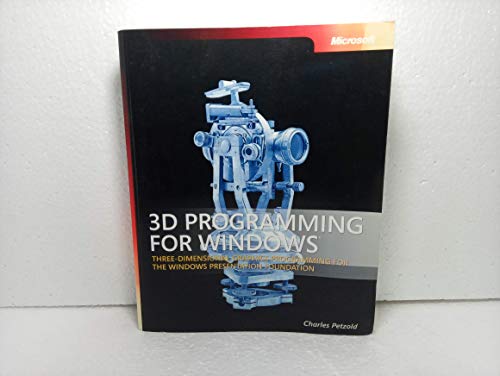 Imagen de archivo de 3D Programming for Windows: Three-Dimensional Graphics Programming for the Windows Presentation Foundation (Pro - Developer) a la venta por Jenson Books Inc