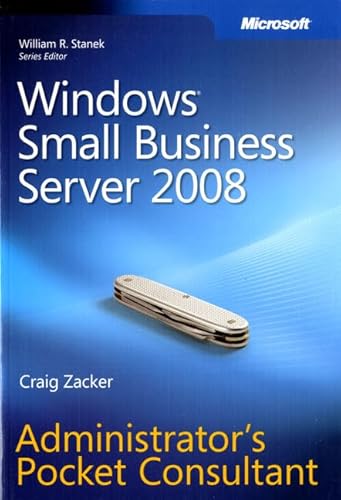 Imagen de archivo de Windows Small Business Server 2008 Administrator's Pocket Consultant (PRO-Administrator's Pocket Consultant) a la venta por Ergodebooks