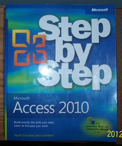 9780735626928: Microsoft Access 2010: Step by Step
