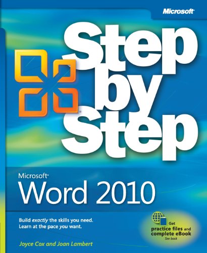 Microsoft Word 2010 (Step by Step) (9780735626935) by Cox, Joyce; Joan Lambert