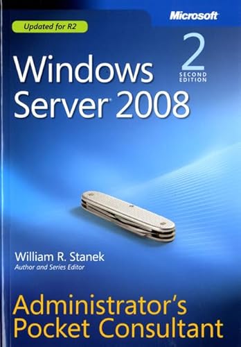 9780735627116: Windows Server 2008 Administrator's Pocket Consultant