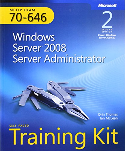 9780735649095: Mcitp Self-paced Training Kit Exam 70-646: Windows Server 2008 Server Administrator