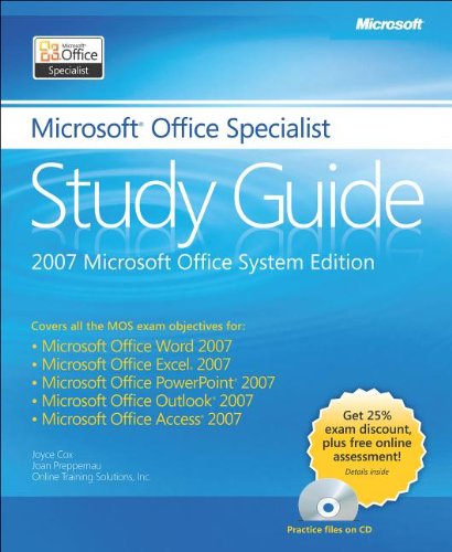The MicrosoftÂ® Office Specialist Study Guide (9780735649712) by Cox, Joyce; Preppernau, Joan