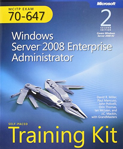 Stock image for MCITP Self-Paced Training Kit (Exam 70-647): Windows Server 2008 Enterprise Administrator for sale by Free Shipping Books