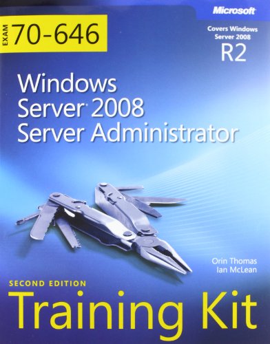 Beispielbild fr MCITP Windows Server 2008 Server Adminstrator Self-Paced Training Kit: Exams 70-640, 70-642, 70-646 zum Verkauf von Ergodebooks