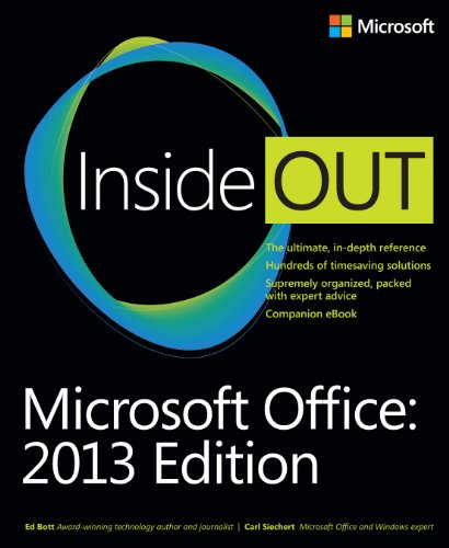 9780735669062: Microsoft Office Inside Out: 2013 Edition