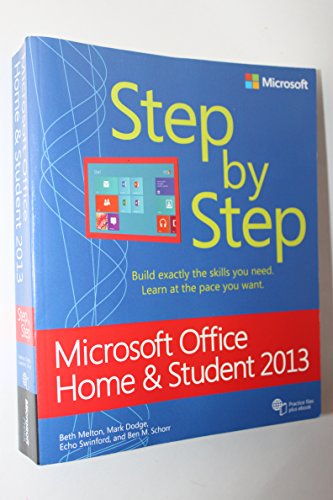 Beispielbild fr Microsoft Office Home and Student 2013 Step by Step (Step by Step (Microsoft)) zum Verkauf von AwesomeBooks