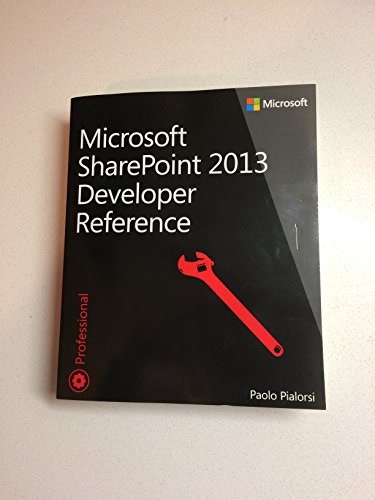 Imagen de archivo de Microsoft SharePoint 2013 Developer Reference a la venta por GF Books, Inc.