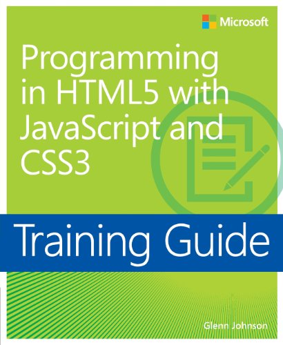 9780735674387: Programming in HTML5 with JavaScript and CSS3: Training Guide