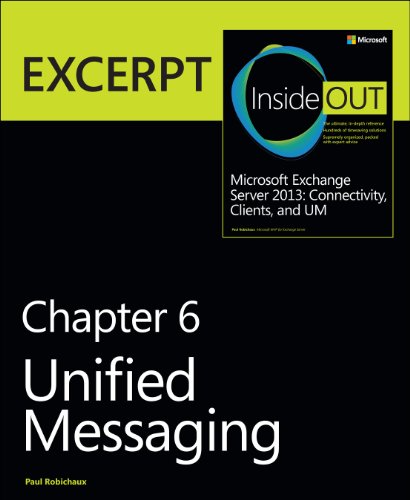 9780735680920: Unified Messaging: EXCERPT from Microsoft Exchange Server 2013 Inside Out