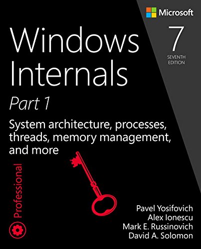 9780735684188: Windows Internals, Part 1: System architecture, processes, threads, memory management, and more, Part 1 (Developer Reference)