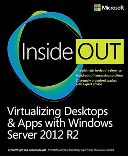 9780735697218: Virtualizing Desktops and Apps with Windows Server 2012 R2 Inside Out