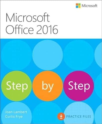 9780735699236: Microsoft Office 2016 Step by Step