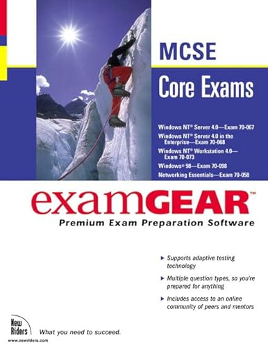 McSe Core Exams: Examgear : 70-067, 70-068, 70-073, 70-098, 70-058 (9780735708631) by [???]