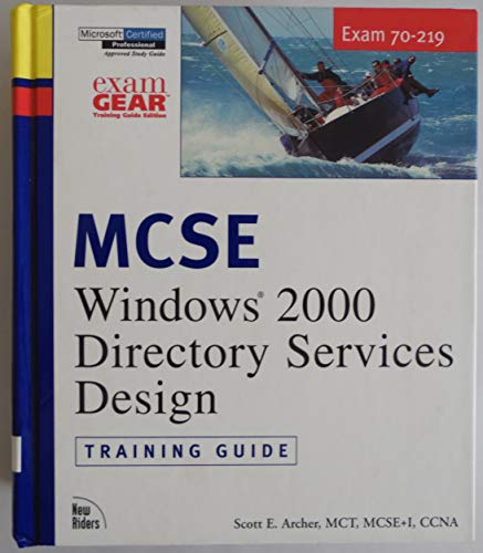 Stock image for MCSE Windows 2000 Directory Services Design : Training Guide for sale by Better World Books