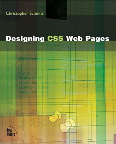 Imagen de archivo de Designing CSS Web Pages a la venta por Wonder Book