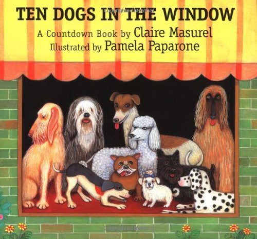 Stock image for Ten Dogs in the Window: A Countdown Book for sale by ThriftBooks-Dallas