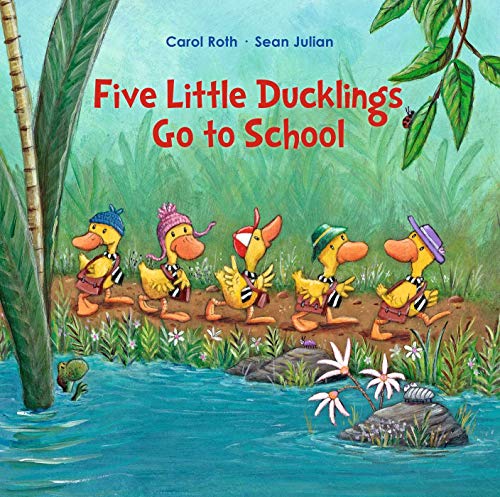 Imagen de archivo de Five Little Ducklings Go To School a la venta por BooksRun