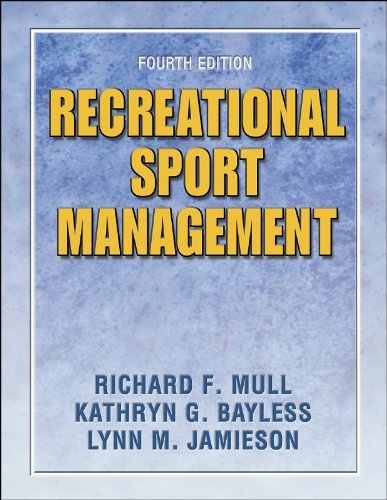 Beispielbild fr Recreational Sport Management zum Verkauf von Better World Books