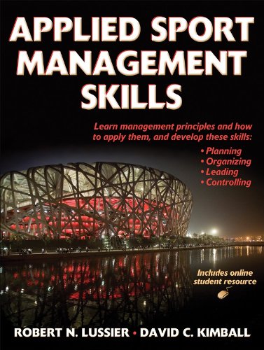 Imagen de archivo de Applied Sport Management Skills a la venta por Better World Books