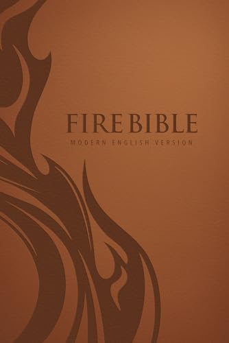 Stock image for Holy Bible: Modern English Version, Brown Leather-like Cover, Fire for sale by Revaluation Books