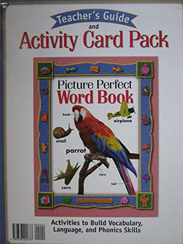 Stock image for Picture Perfect Word Book Teacher's Guide and Activity Card Pack for sale by HPB-Diamond