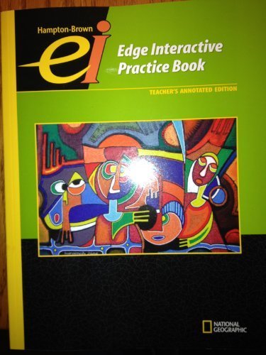 9780736235488: Hampton-Brown Edge Interactive Practice Book, Level C, Teacher's Annotated Edition by National Geographic/Hampton-Brown (2008) Paperback
