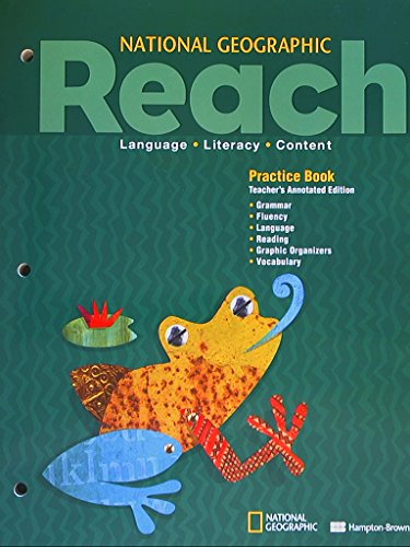 Stock image for National Geographic: Reach. Language, Literacy, Content. Practice Book Level A. Teacher's Annotated Edition. 9780736274562 for sale by HPB-Emerald
