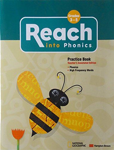 Imagen de archivo de Reach Into Phonics Grade 3-5 Practice Book Teachers Annotated Edition ; 9780736279789 ; 0736279784 a la venta por APlus Textbooks