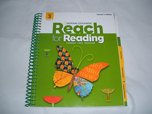 Stock image for Reach For Reading Grade 4 Teachers Edition Unit 3 for sale by HPB-Red