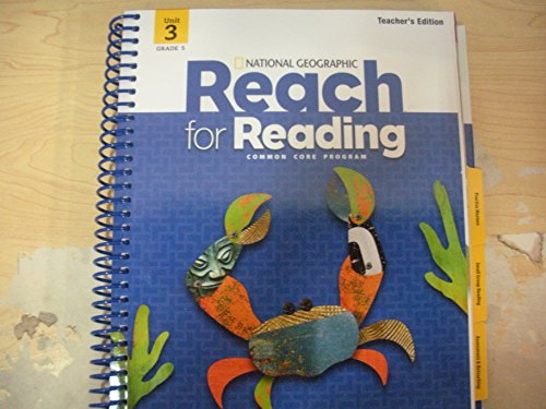 Stock image for Reach For Reading Grade 5 Teachers Edition Unit 3 for sale by Allied Book Company Inc.
