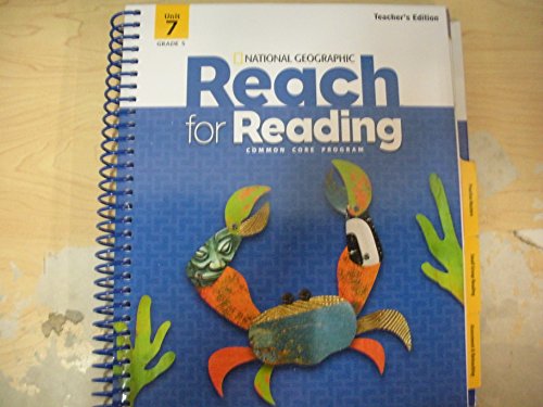 Stock image for Reach For Reading Grade 5 Teachers Edition Unit 7 for sale by HPB-Red