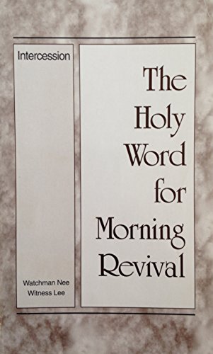 Stock image for The Holy Word for Morning Revival: Intercession for sale by ThriftBooks-Atlanta