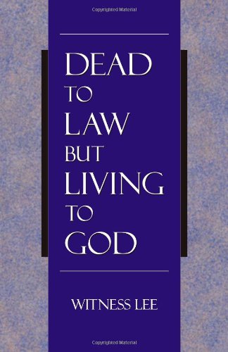 9780736314534: Dead to Law But Living to God