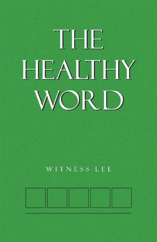 Healthy Word, The (9780736333900) by Witness Lee