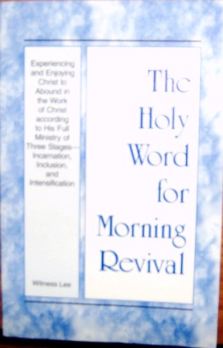 Beispielbild fr The Holy Word for Morning Revival zum Verkauf von Wonder Book