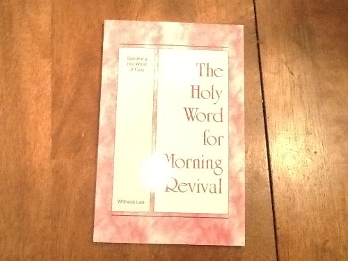 9780736347433: Holy Word for Morning Revival : Speaking the Word