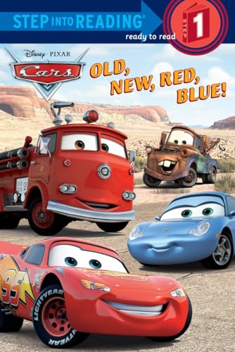 9780736424103: Old, New, Red, Blue! (Step into Reading) (Cars movie tie in)