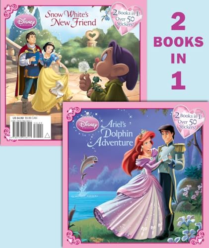 Beispielbild fr Ariel's Dolphin Adventure / Snow White's New Friend (Disney Princess) zum Verkauf von Wonder Book